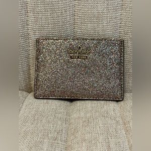 Kate spade glitter card holder